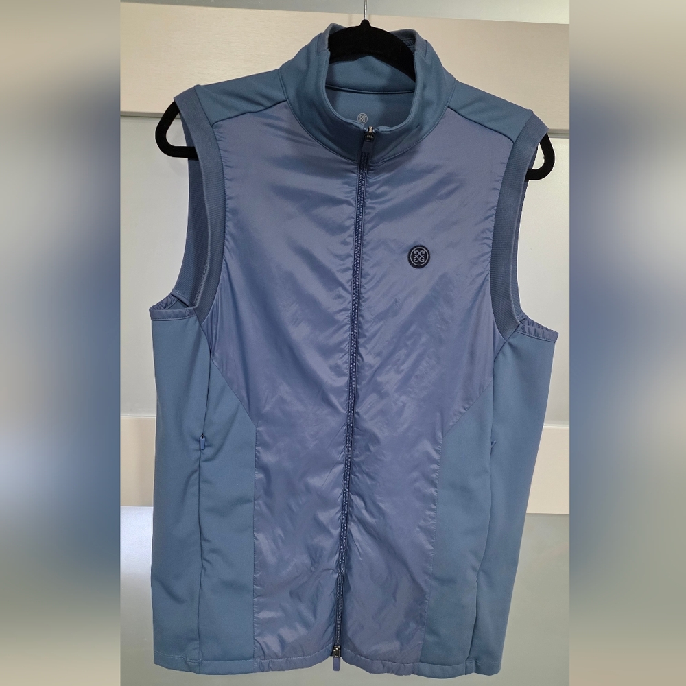 G/FORE Navy Performance Vest with Circle The G'S Logo